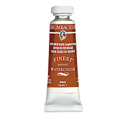 Grumbacher Finest Artists' Watercolor - Red Iron Oxide, 14 ml tube