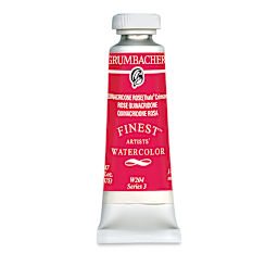 Grumbacher Finest Artists' Watercolor - Quinacridone Rose, 14 ml tube