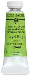 Grumbacher Finest Artists' Watercolor Tubes - Front of Thalo Yellow Green Tube