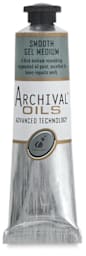 Chroma Archival Oils Mediums - Front of tube of Smooth Gel Medium