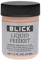 Blick Liquid Frisket - Front of 35 ml jar shown