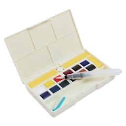 Sennelier French Artists' Watercolors - Set of 12, Claude Monet, Half Pan