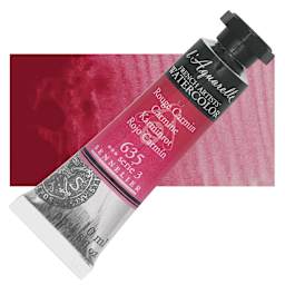 Sennelier French Artists' Watercolor - Carmine, 10 ml, Tube and swatch