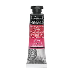 Sennelier French Artists' Watercolor - Quinacridone Red, 10 ml Tube