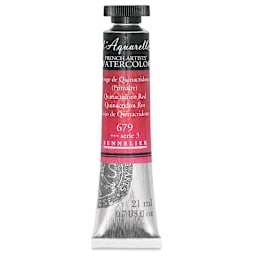 Sennelier French Artists' Watercolor - Quinacridone Red, 21 ml Tube