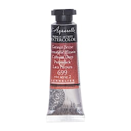Sennelier French Artists' Watercolor - Permanent Alizarin Crimson Deep, 10 ml, Tube
