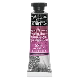Sennelier French Artists' Watercolor - Permanent Magenta, 10 ml, Tube