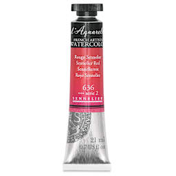Sennelier French Artists' Watercolor - Sennelier Red, 21 ml Tube
