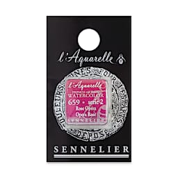 Sennelier French Artists' Watercolor - Opera Rose, Half Pan
