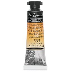 Sennelier French Artists' Watercolor - Cadmium Yellow Deep, 10 ml, Tube