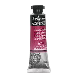 Sennelier French Artists' Watercolor - Helios Purple, 10 ml, Tube