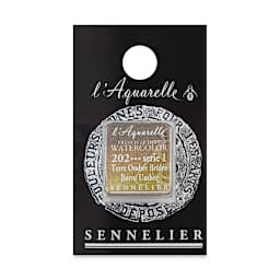 Sennelier French Artists' Watercolor - Burnt Umber, Half Pan