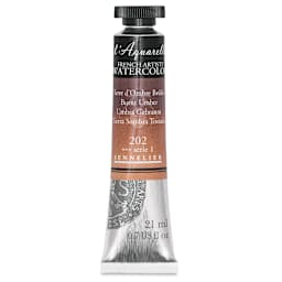 Sennelier French Artists' Watercolor - Burnt Umber, 21 ml, Tube