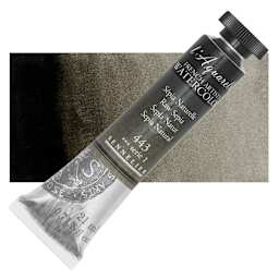 Sennelier French Artists' Watercolor - Raw Sepia, 21 ml Tube and swatch