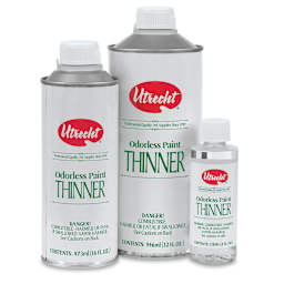 Utrecht Odorless Oil Paint Thinner - Assortment of bottles shown