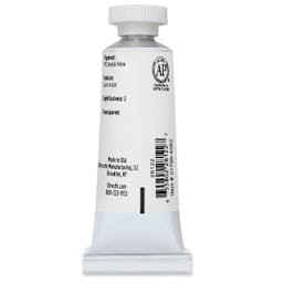 Utrecht Artists' Watercolor Paint - Lemon Yellow, 14 ml, Tube (Back)