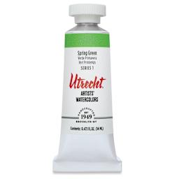 Utrecht Artists' Watercolor Paint - Spring Green, 14 ml, Tube