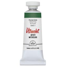 Utrecht Artists' Watercolor Paint - Prussian Green, 14 ml, Tube (Front)