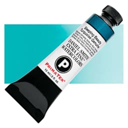 Daniel Smith Extra Fine Watercolor - Sleeping Beauty Turquoise Genuine, 15 ml Tube and swatch