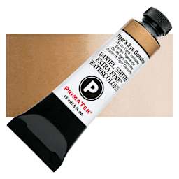 Daniel Smith Extra Fine Watercolor - PrimaTek, Tigers Eye Genuine, 15 ml Tube and swatch
