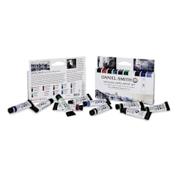 Daniel Smith Extra Fine Watercolor - Nicholas Lopez Artist Set of 10, 5 ml Tubes (Tubes with front and back of packaging)