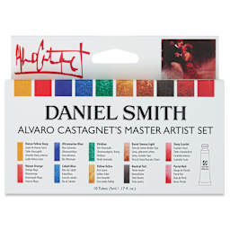 Daniel Smith Extra Fine Watercolor - Alvaro Castagnet Master Artist Set of 10, 5 ml Tubes front of package
