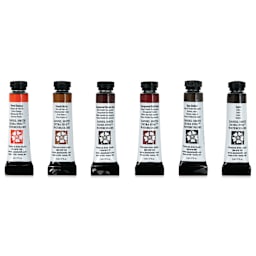 Daniel Smith Extra Fine Watercolor - Jayson Yeoh Master Artist Warm It Up Set of 6, 5 ml Tubes
