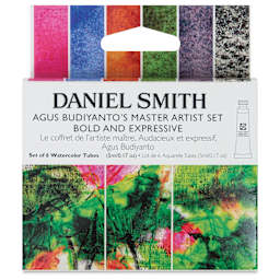 Daniel Smith Extra Fine Watercolor - Agus Budiyanto Master Artist Bold and Expressive, Set of 6, 5 ml Tubes front of package