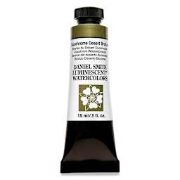 Daniel Smith Luminescent Watercolor - Duochrome Desert Bronze, 15 ml, Tube with Swatch