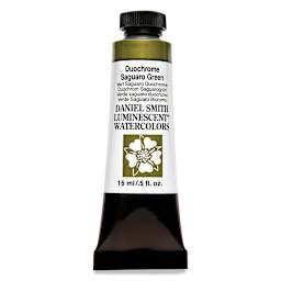 Daniel Smith Luminescent Watercolor - Duochrome Saguaro Green, 15 ml, Tube