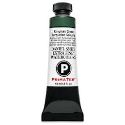 Daniel Smith Extra Fine Watercolor - PrimaTek, Kingman Green Turquoise Genuine, 15 ml Tube