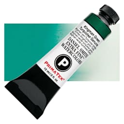 Daniel Smith Extra Fine Watercolor - PrimaTek, Kingman Green Turquoise Genuine, 15 ml Tube and swatch
