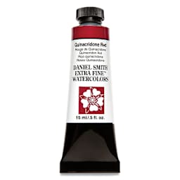 Daniel Smith Extra Fine Watercolor - Quinacridone Red, 15 ml Tube