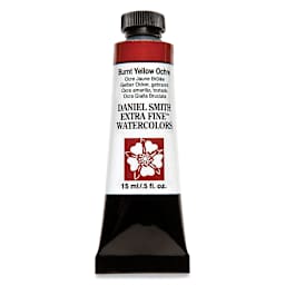 Daniel Smith Extra Fine Watercolor - Burnt Yellow Ochre, 15 ml Tube