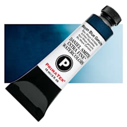 Daniel Smith Extra Fine Watercolor - Mayan Blue Genuine, 15 ml Tube and swatch