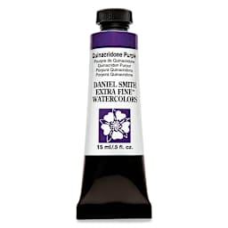 Daniel Smith Extra Fine Watercolor - Quinacridone Purple, 15 ml Tube