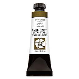 Daniel Smith Extra Fine Watercolor - Olive Green, 15 ml Tube