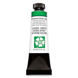 Daniel Smith Extra Fine Watercolor - Permanent Green Light, 15 ml Tube