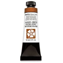 Daniel Smith Extra Fine Watercolor - Goethite Brown Ochre, 15 ml Tube