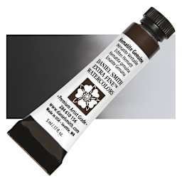Daniel Smith Extra Fine Watercolor - PrimaTek, Hematite Genuine, 5 ml Tube and swatch