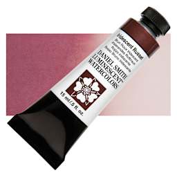 Daniel Smith Luminescent Watercolor - Iridescent Russet, 15 ml, Tube and swatch