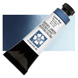 Daniel Smith Extra Fine Watercolor - Lunar Blue, 15 ml Tube and swatch