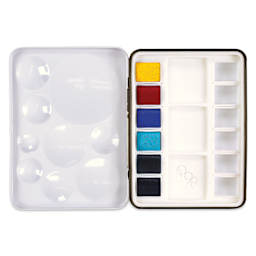 QoR Modern Watercolors - Urban Sketch Set of 6 Half Pans (Open set)