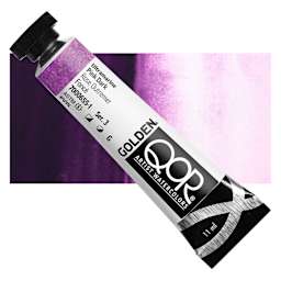 QoR Modern Watercolor - Ultramarine Pink Dark, 11 ml tube and swatch