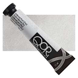 QoR Modern Watercolor - Iridescent Pearl (Fine), 11 ml tube  and swatch