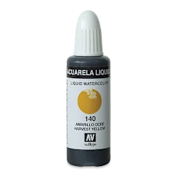 Vallejo Liquid Watercolor - Harvest Yellow, 32 ml