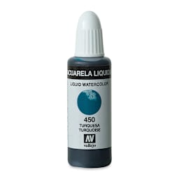 Vallejo Liquid Watercolor - Turquoise, 32 ml