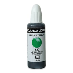 Vallejo Liquid Watercolor - Moss Green, 32 ml