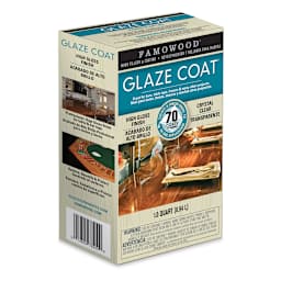 Famowood Glaze Coat - Angled view of Quart size Clear Epoxy Kit