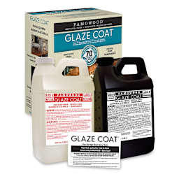 Famowood Glaze Coat - Components of Gallon size Kit with  package
